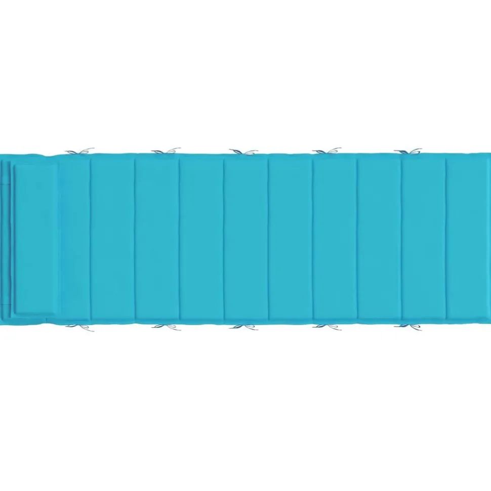 vidaXL Coussin de transat ensoleillé Turquoise 178 x 60 x 4 cm