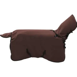 vidaXL Couverture Équine Brun Foncé Complet 75 cm Polyester