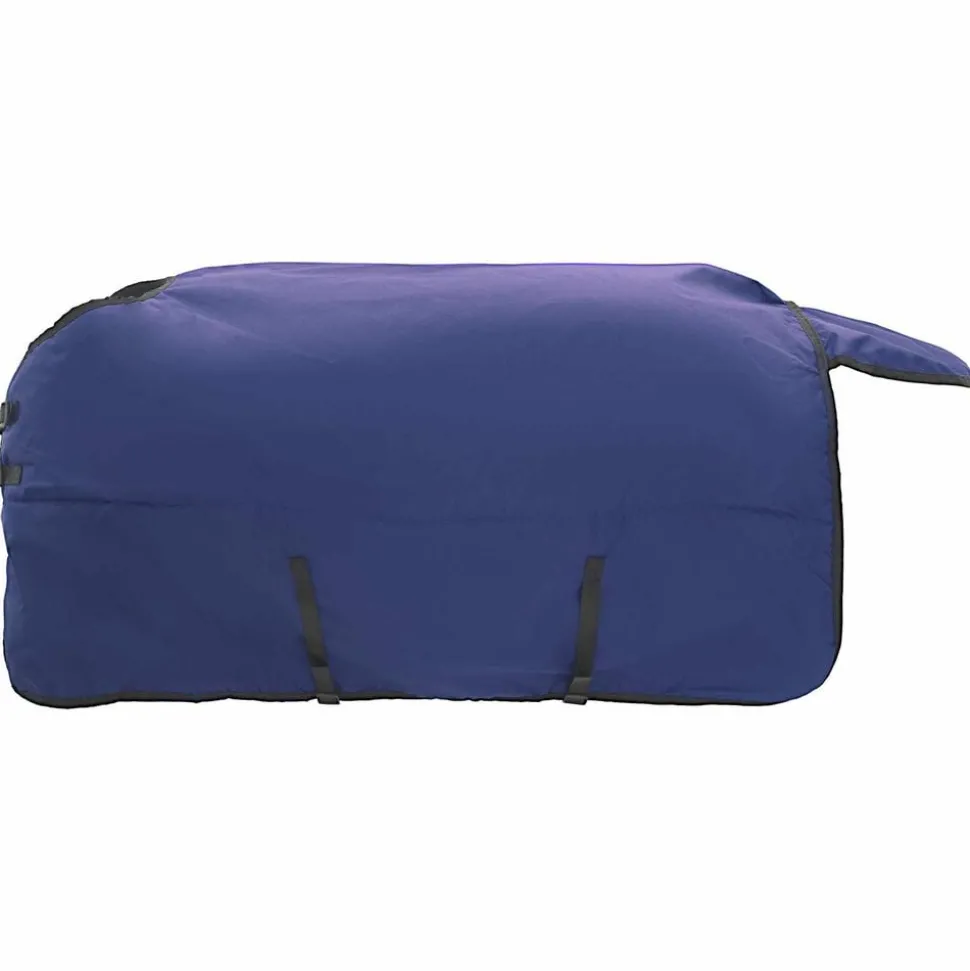 vidaXL Couverture Équine Vert foncé et noir 75 cm Polyester