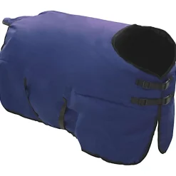 vidaXL Couverture Équine Vert foncé et noir 75 cm Polyester