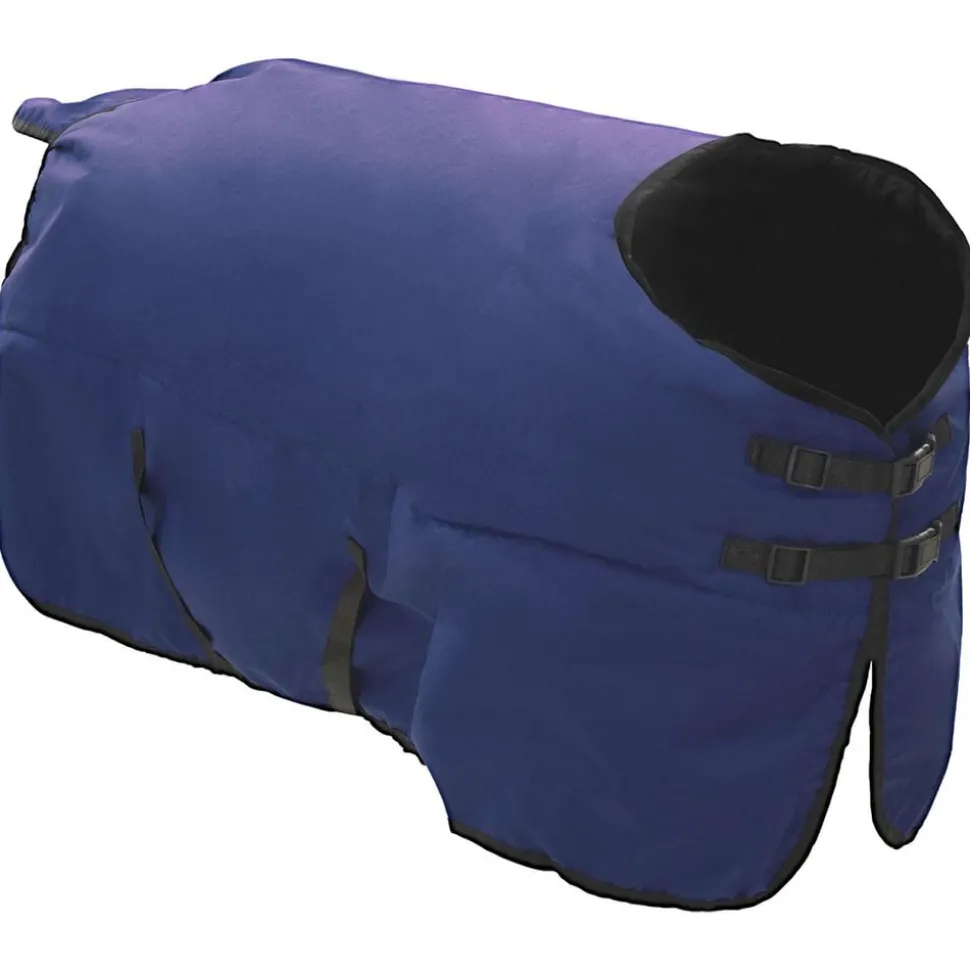 vidaXL Couverture Équine Vert foncé et noir 75 cm Polyester