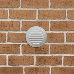 vidaXL Couvre-vent Air 4 pcs Argent 80 mm Acier inoxydable