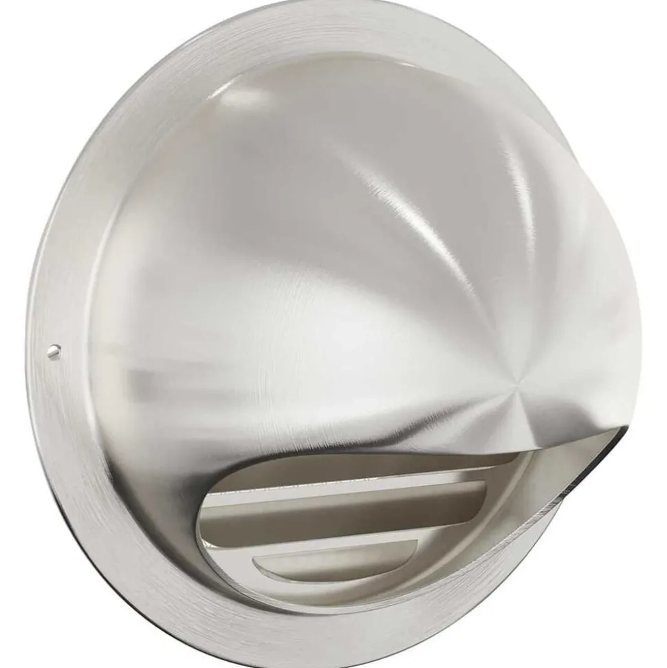 vidaXL Couvre-vent Air 8 pcs Argent 150 mm Acier inoxydable