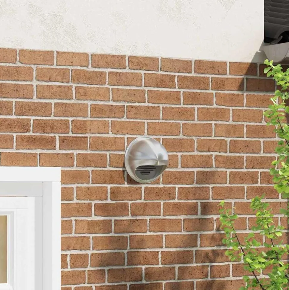 vidaXL Couvre-vent Air 2 pcs Argent 200 mm Acier inoxydable