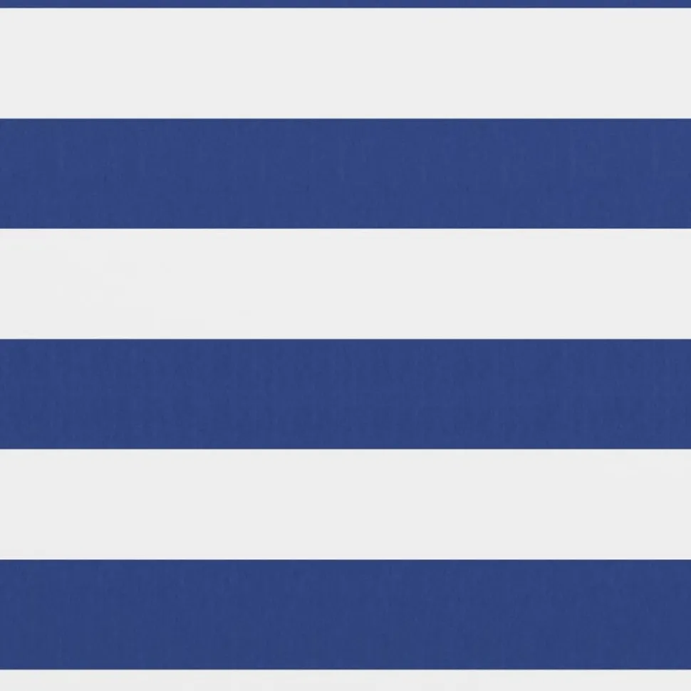 vidaXL Écran de balcon Blanc et bleu 75x300 cm Tissu Oxford