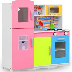 vidaXL Cuisine en jouet pour enfants MDF 80x30x85 cm Multicolore