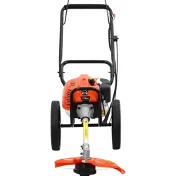 vidaXL Débroussailleuse avec roues orange 52 cc 1,45 kW