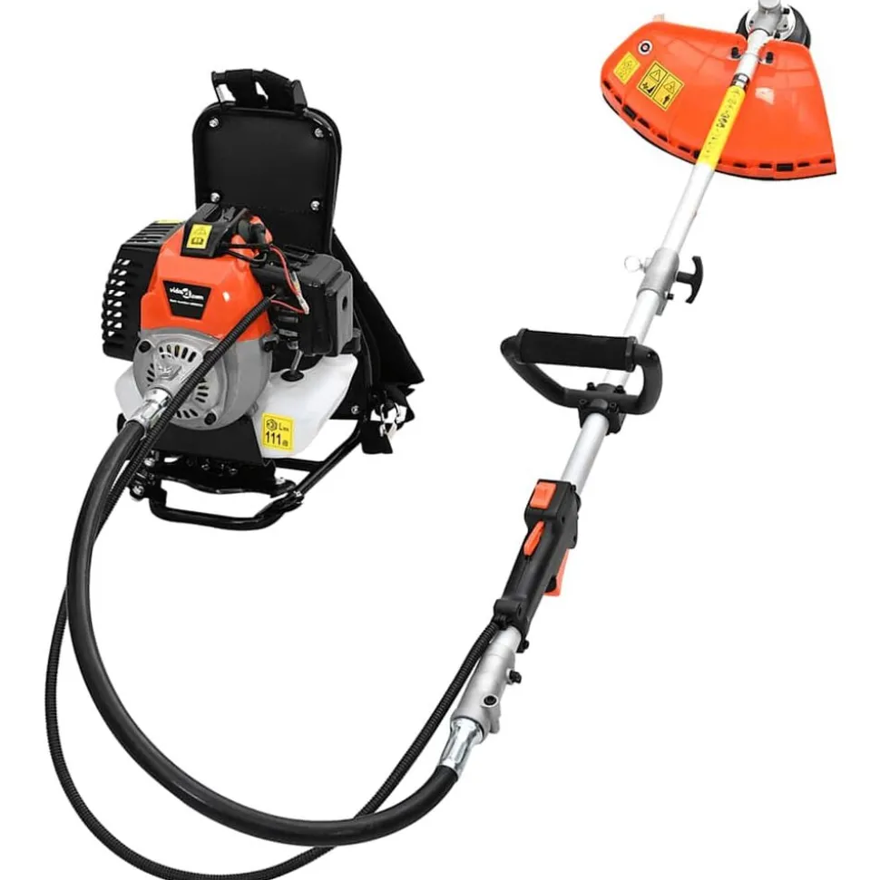 vidaXL Débroussailleuse sac à dos conception orange 52 cc 1,45 kW