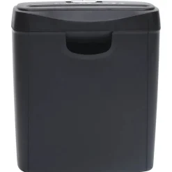 vidaXL Déchiqueteuse de papier 6 feuilles à coupe en bandes Noir