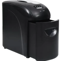 vidaXL Déchiqueteuse de papier 10 feuilles à micro-coupe Noir