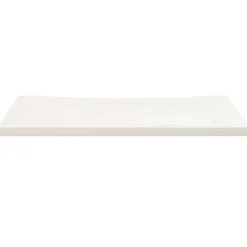 vidaXL Dessus de bureau blanc 80x40x2,5 cm bois massif de pin
