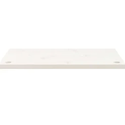 vidaXL Dessus de bureau blanc 80x40x2,5 cm bois massif de pin