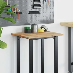 vidaXL Dessus de bureau fini à l'huile 80x50x2 cm bois d'acacia massif
