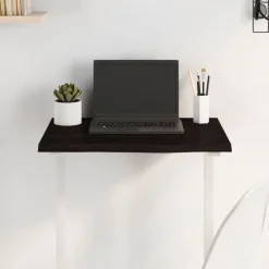 vidaXL Dessus de bureau marron foncé 60x40x2 cm bois chêne traité
