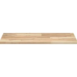 vidaXL Dessus de bureau non traité 80x50x2 cm bois d'acacia massif
