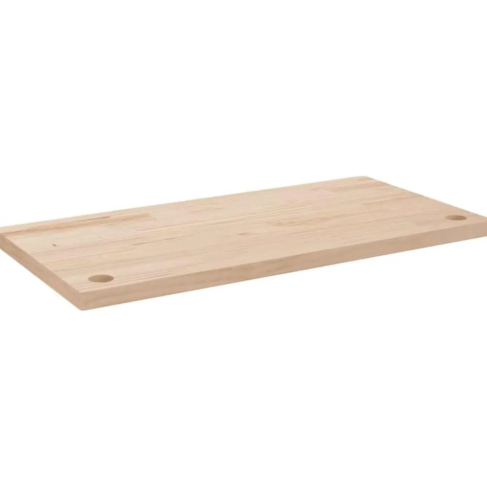 vidaXL Dessus de bureau 80x40x2,5 cm bois massif de pin