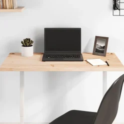 vidaXL Dessus de bureau 80x40x2,5 cm bois massif de pin