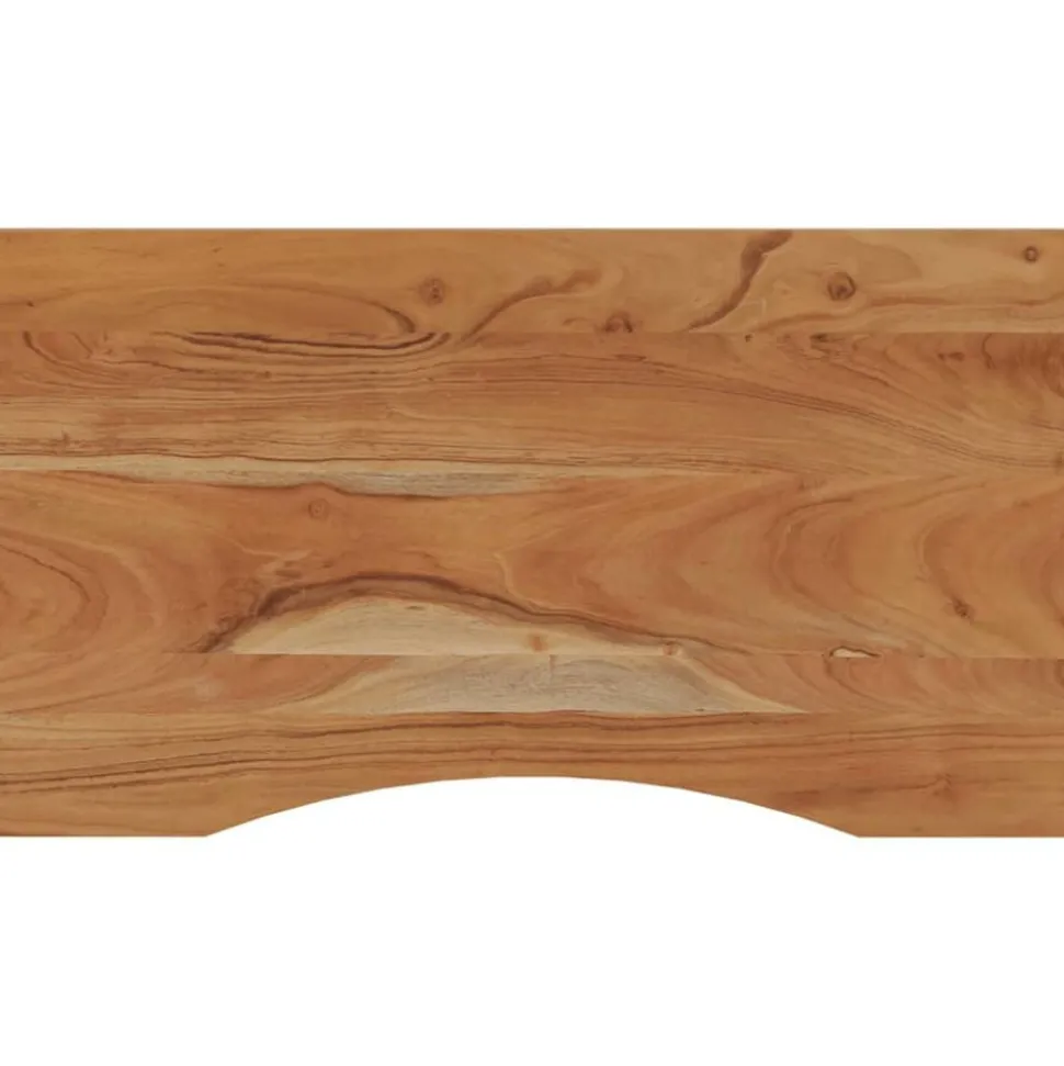 vidaXL Dessus de bureau 100x50x2,5 cm rectangulaire bois massif acacia