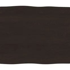 vidaXL Dessus de table bois massif traité bordure assortie