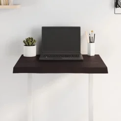 vidaXL Dessus de table bois massif traité bordure assortie