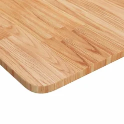 vidaXL Dessus de table carré Marron clair40x40x1,5cm Bois chêne traité