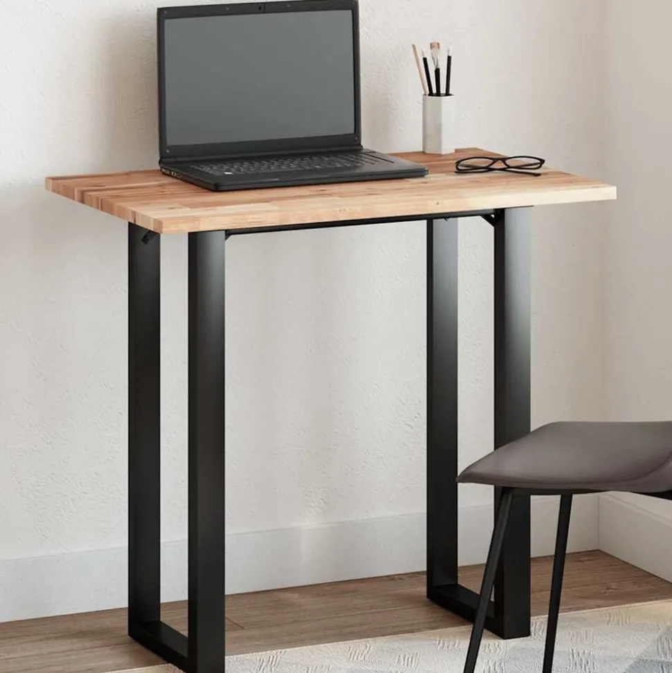 vidaXL Dessus de table rectangulaire 80x50x2 cm bois massif d'acacia