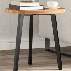 vidaXL Dessus de table rond Ø40x2 cm bois massif d'acacia