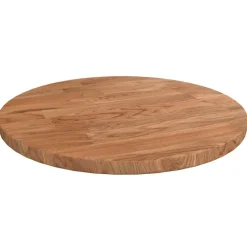 vidaXL Dessus de table rond Marron clair Ø30x1,5 cm Bois chêne traité