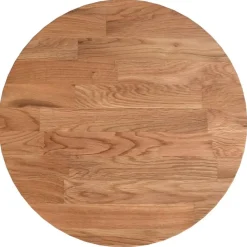 vidaXL Dessus de table rond Marron clair Ø30x1,5 cm Bois chêne traité