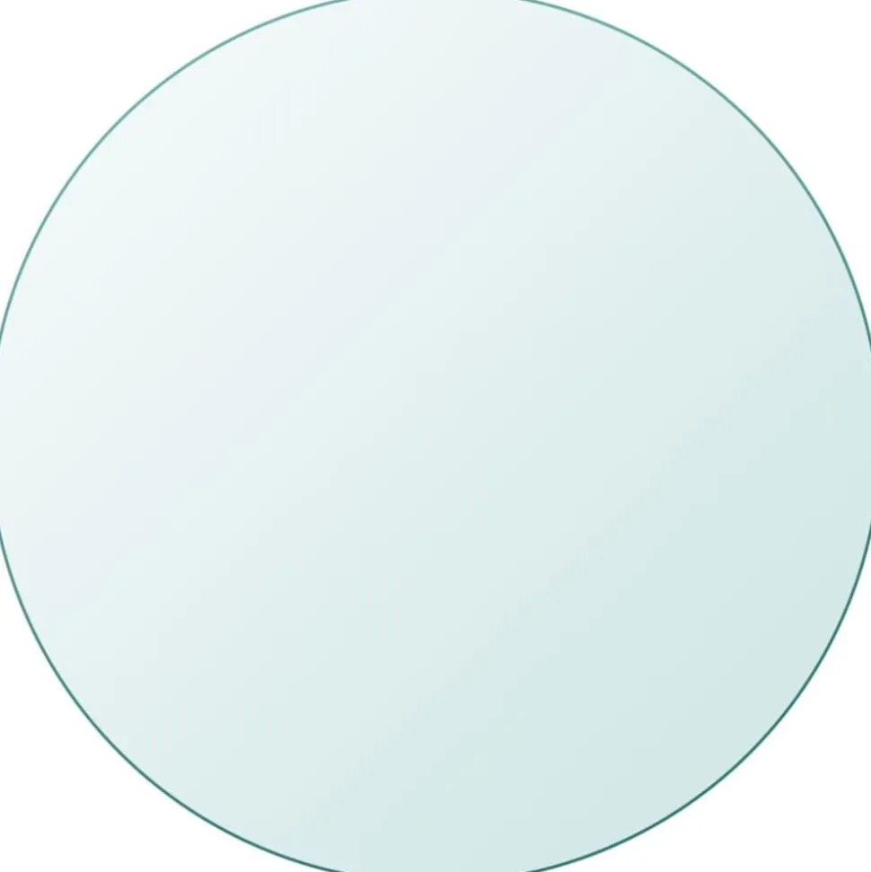 vidaXL Dessus de table ronde en verre trempé 300 mm