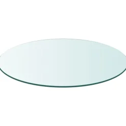 vidaXL Dessus de table ronde en verre trempé 300 mm