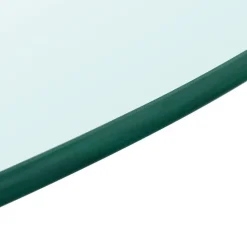 vidaXL Dessus de table ronde en verre trempé 300 mm