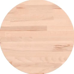 vidaXL Dessus de table Ø30x1,5 cm rond bois massif de hêtre