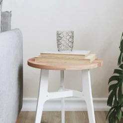 vidaXL Dessus de table Ø30x1,5 cm rond bois massif de hêtre