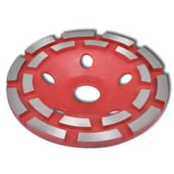 vidaXL Disque de broyage diamanté à double ligne 125 mm