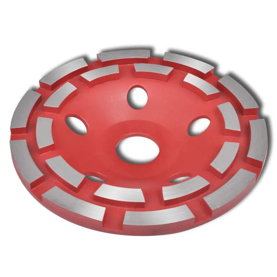 vidaXL Disque de broyage diamanté à double ligne 125 mm