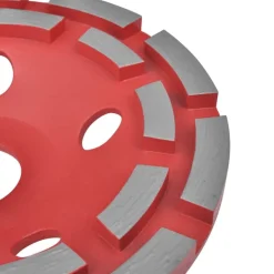 vidaXL Disque de broyage diamanté à double ligne 125 mm