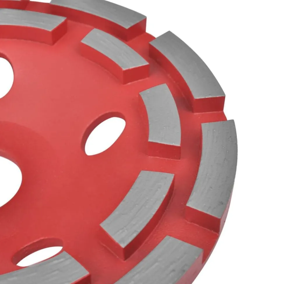 vidaXL Disque de broyage diamanté à double ligne 125 mm