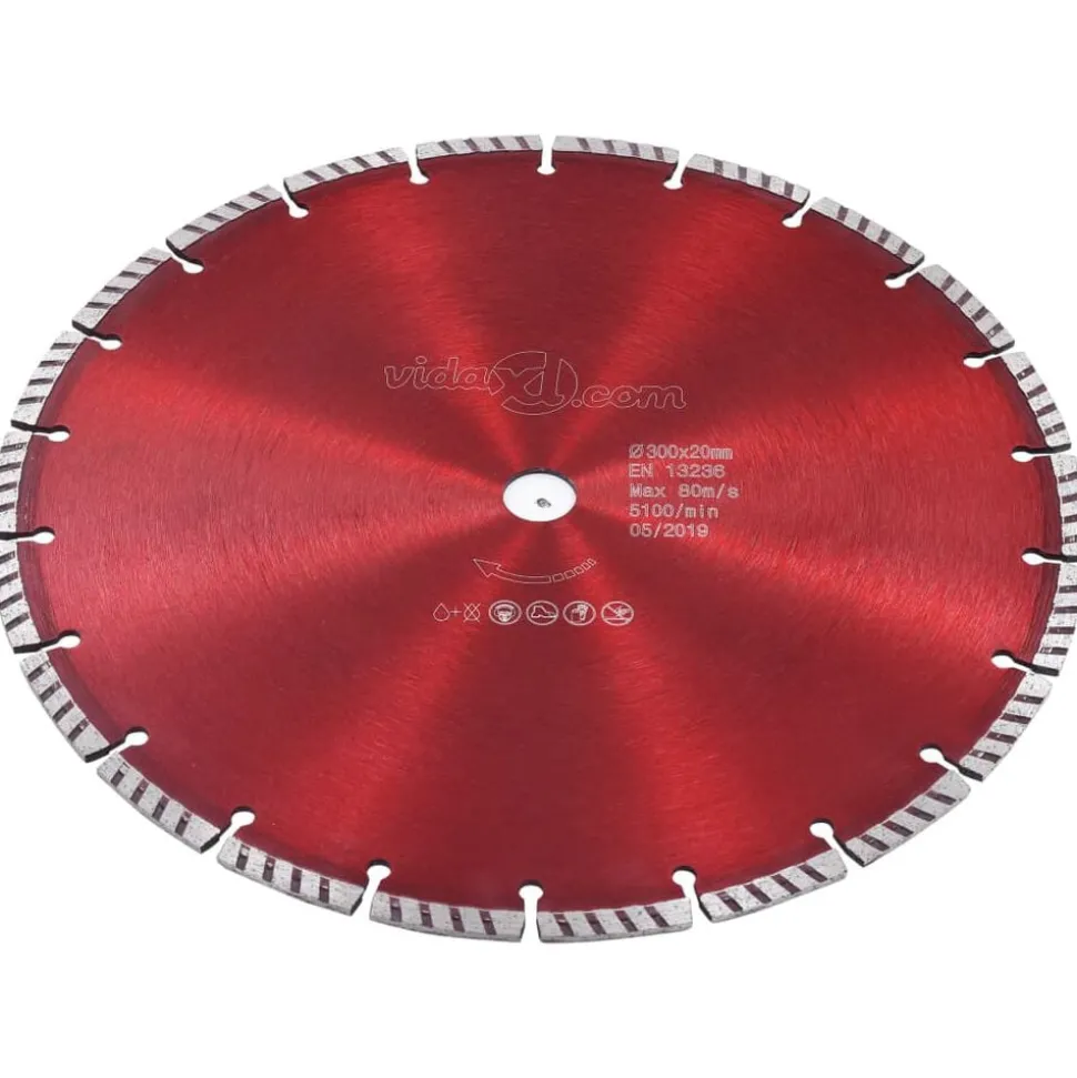 vidaXL Disque de coupe diamanté avec acier turbo 300 mm