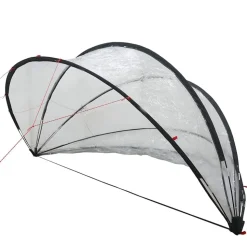vidaXL Dôme de piscine Transparent 336 x 322 x 160 cm PVC