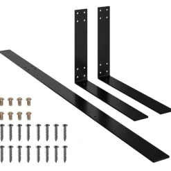 vidaXL Dossier pour canapé palette Noir 110 cm Fer