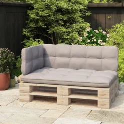vidaXL Dossier pour canapé palette Noir 110 cm Fer