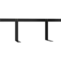 vidaXL Dossier pour canapé palette Noir 110 cm Fer