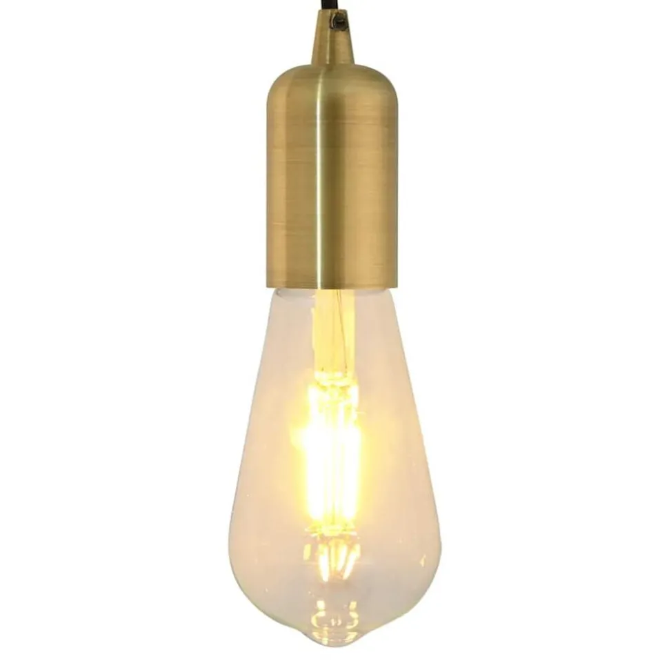 vidaXL Douilles de lampe 2 pcs bronze E27