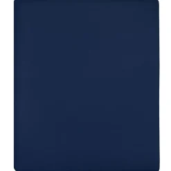 vidaXL Drap-housse Jersey Bleu marine 90x200 cm Coton