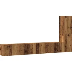 vidaXL Ensemble de meuble TV mural 3 pcs vieux bois bois d'ingénierie