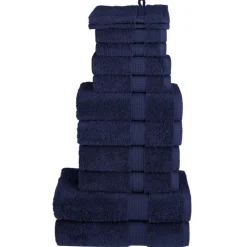 vidaXL Ensemble de serviettes de qualité supérieure SOLUND 12 pcs