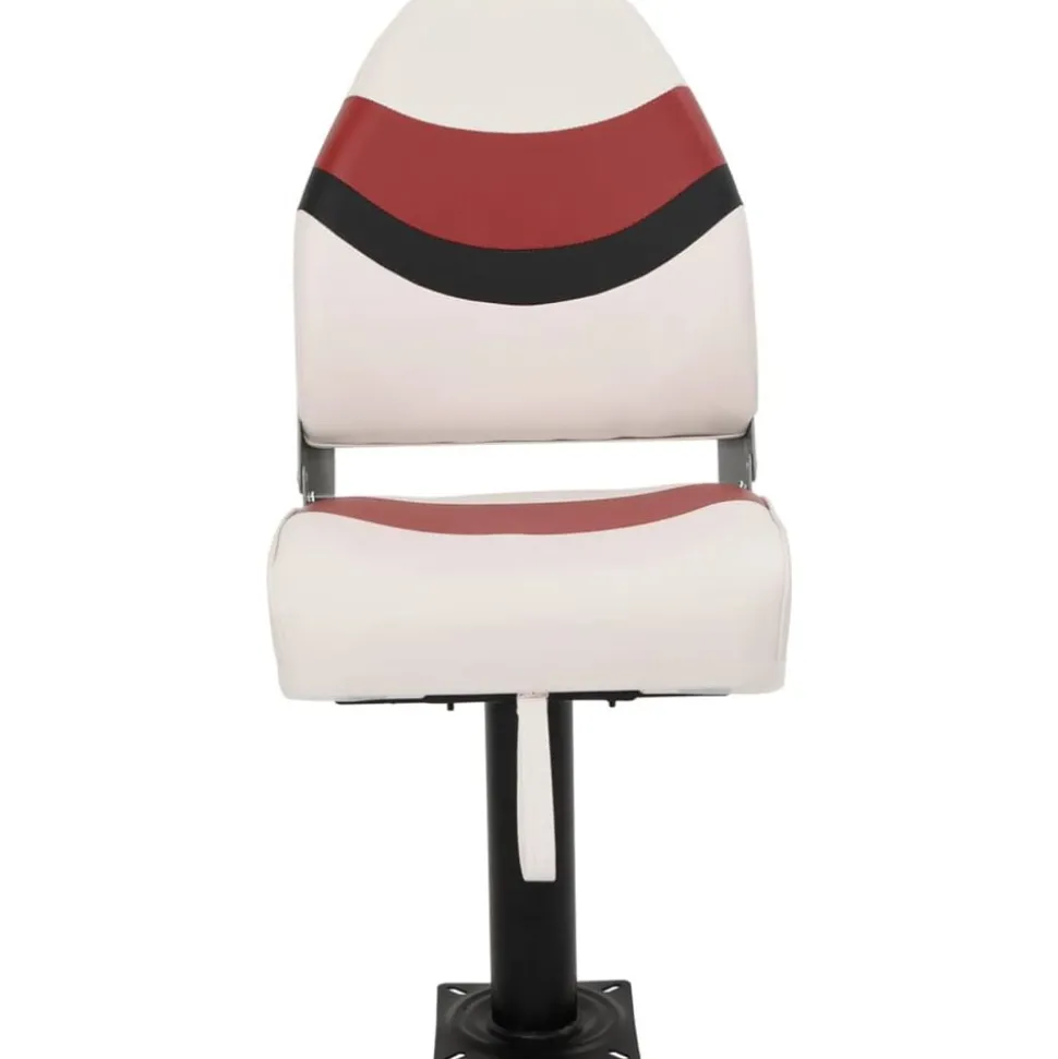 vidaXL Ensemble de sièges de bateau pliables lot de 2 dossier haut