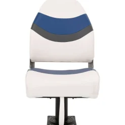 vidaXL Ensemble de sièges de bateau pliables lot de 2 dossier haut