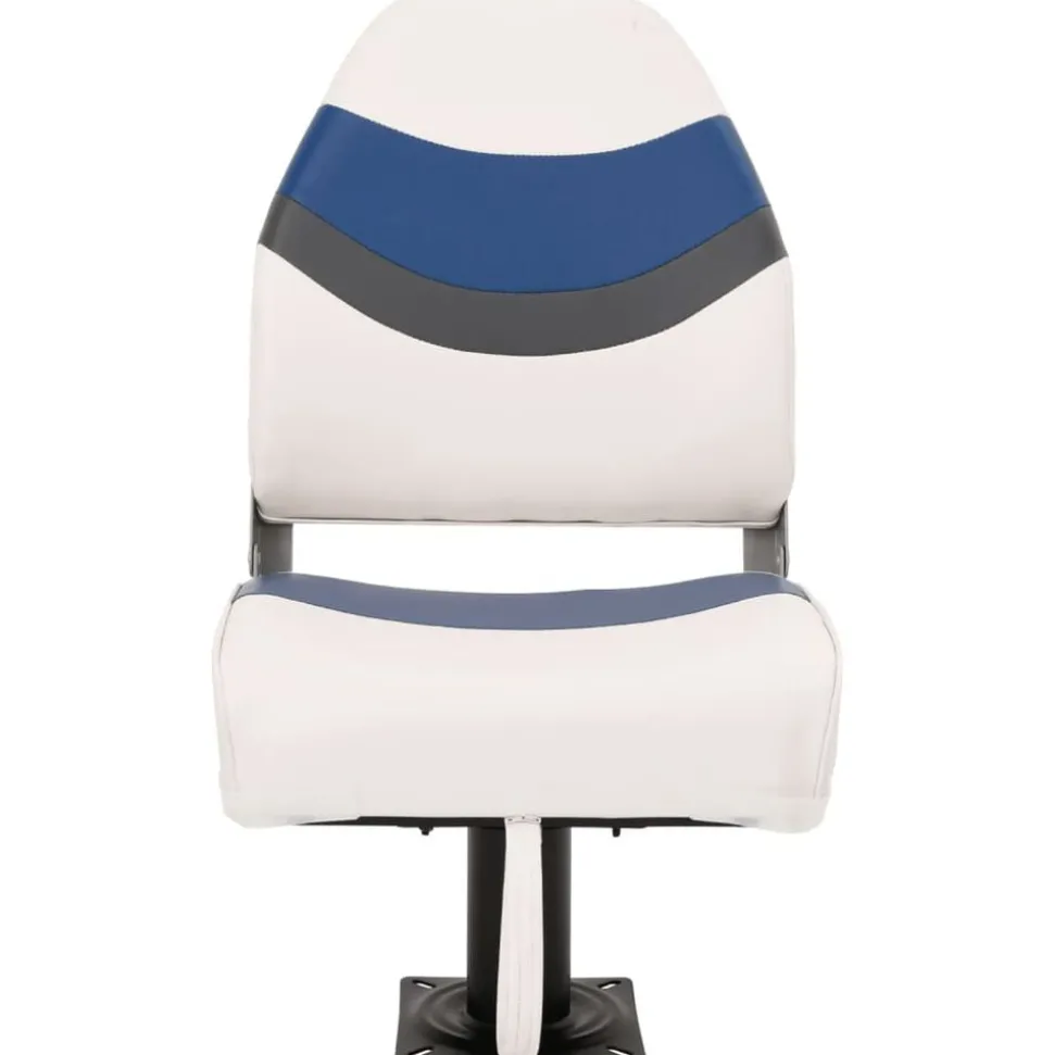 vidaXL Ensemble de sièges de bateau pliables lot de 2 dossier haut